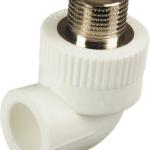 Уголок PP-R 25х1/2" *90гр наружная резьба комбинированный КРОСС 62742