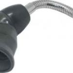 Переходник гибкий с цоколя E27 на 2 х E27 150мм Черный Ecola A7F27BEAY