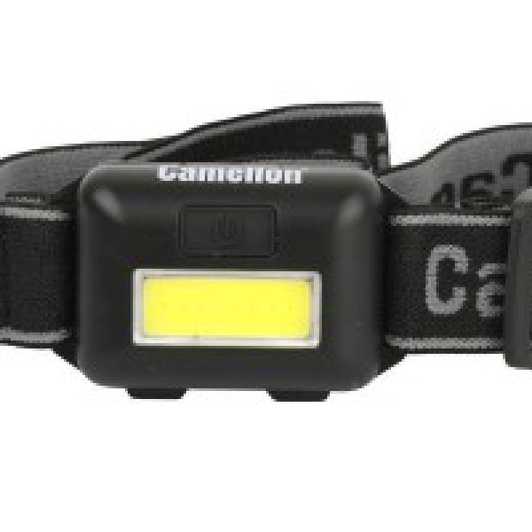 Фонарь налобный LED5355 (3xLR03 не в компл.) 1св/д COB 1W(50lm) до 15м, пластик, 3 реж., BL Camelion 714929